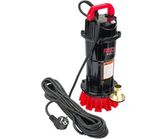 Red Technic Panardinamas nešvaraus vandens siurblys, švariam vandeniui, lietaus vandeniui, nuotekoms, 8000 litrų per valandą, 230V, 650W
