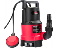 Red Technic Panardinamas siurblys švariam ir nešvariam vandeniui, su plūdiniu jungikliu, didelio našumo, automatinis veikimas, drenažui ir vandens perkėlimui