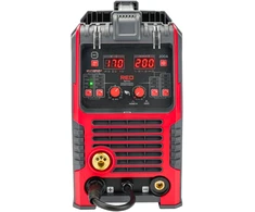 Red Technic MIG MAG MMA TIG Suvirinimo aparatas, 250A Inverterinis suvirinimo aparatas, Daugiafunkcinis sinergetinis suvirinimo aparatas plienui ir aliuminiui