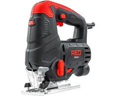 Red Technic Elektrinė siaurapjūklis, 1400 W, su 15 pjūklelių, reguliuojama švytuoklė, lazerinis kreipiklis, medienos ir metalo pjovimui, elektrinis įrankis