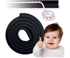 Ricokids 798701 juoda putplasčio apsauginė juosta 2 m