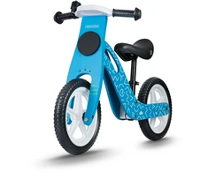 Ricokids RC-613 mėlynas medinis balansinis dviratis