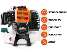 Silnik do kosy spalinowej podkaszarki 52 cc 7500 RPM Humberg HM-615