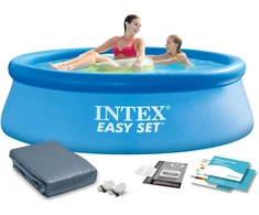 Sodo išplėtimo baseinas 244 x 76 cm 2 viename INTEX 28110