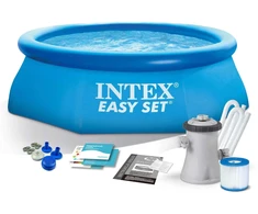 Sodo išplėtimo baseinas 244 x 76 cm 3 viename INTEX 28112