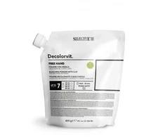 Selective Professional DECOLORVIT FREE HAND Šviesinamieji milteliai su moliu 400g