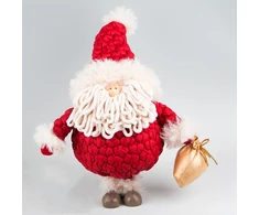 Dekoracija FAB CLAUS H48cm, santa, raudona