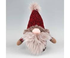 Dekoracija FAB SANTA H45cm, elfas, su barzda