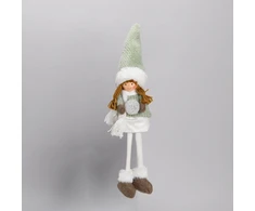 Dekoracija FUN SAARA H59cm, mergaitė, žalia