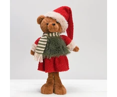 Dekoracija FUN SANDRA H40cm, meška, mergaitė