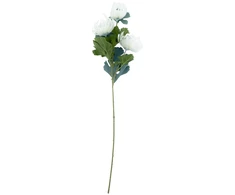 Home4You Dirbtinė gėlė „FLOWERLY“, aukštis 67 cm, balta, „Mimosa“
