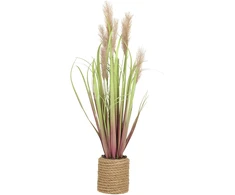 Home4You Dirbtinis augalas IN GARDEN H70cm, tamsiai ruda žolė su vazonu
