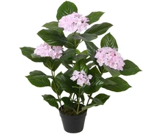 Dirbtinis augalas WIND HYDRANGERA H80cm, rožinis