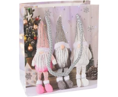 Home4You Dovanų maišelis XMAS ELF, 12x14x6cm, mišinys