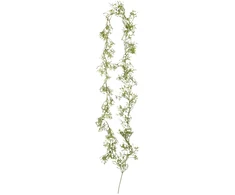 Girlianda ŽIEDAI 1.7cm, baltos gėlės