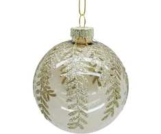 Kalėdinis papuošalas JOY GLAM D8cm, stiklas