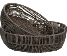 Krepšelis BASILE D33/29xH8,5cm, tamsus