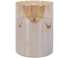 LED žvakė WINGS GOLDIE H10cm su taimeriu