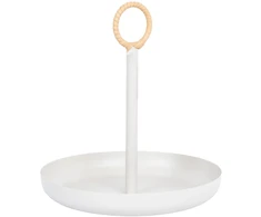 Lėkštė DEIA D24,5xH26,5cm, šiltai pilka