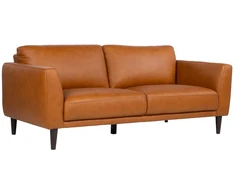 Lova 3-vietė sofa „HAVANNA“, konjako rudos spalvos
