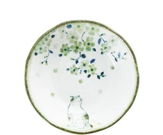 Lova Dubuo „HIDAMARI“, D14 x H4,1 cm, su katinu ir sakurų žiedais