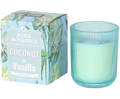 Lova Žvakė „PURE BOTANICS“, D 7,5 × H 9,5 cm, kokoso ir vanilės aromatas