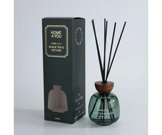 Nendrinis difuzorius HOME OASIS 180ml Juodoji arbata ir vetiverija
