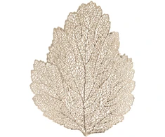 Home4You Padėkliukas BIG LEAF 36x45cm, aukso spalvos