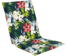 Pagalvėlė kėdei SUMMER FLOWER 42x90x3cm, tamsiai gėlėta