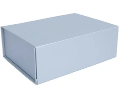 Popieriaus dėžutė TRUDY 26x18x8,5 cm, sulankstoma, pilka