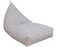 Pufas LEO 130x80x20/70cm, smėlio spalvos
