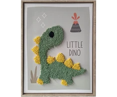 Home4You Sienų meno kūrinys WALLY 30x40cm, dinozauras