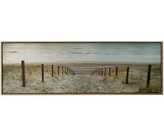 Sienų meno kūrinys WALLY 30x90cm, kelias į paplūdimį
