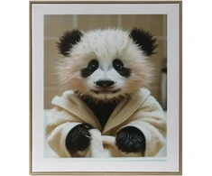 Sienų meno kūrinys WALLY 40x50cm, mažoji panda