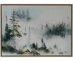 Sienų meno kūrinys WALLY 45x60cm, miglotas miškas