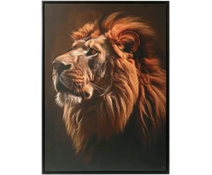 Sienų meno kūrinys WALLY 50x70cm, liūtas