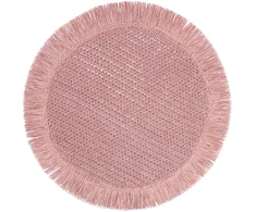 Stalo kilimėlis SUZAN D38cm, džiutas, violetinės spalvos
