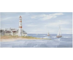 Tapyba aliejiniais dažais 60x120cm, švyturys