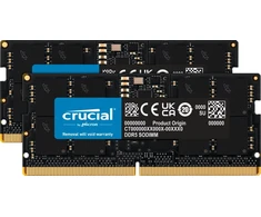Atmiņa portatīvajam datoram Crucial SODIMM, DDR5, 32 GB, 4800 MHz, CL40 (CT2K16G48C40S5)