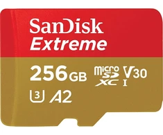 Atminties kortelė SanDisk Extreme Micro SDXC 256 GB, su adapteriu