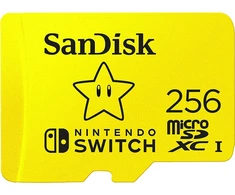 Atminties kortelė Karta SanDisk Nintendo Switch Micro SDXC 256 GB 10 klasės UHS-I/U3 A1 V30 (SDSQXAO-256G-GNCZN)