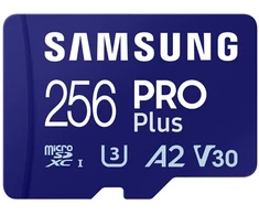 Atminties kortelė Samsung PRO Plus Micro SDXC 256 GB U3 A2 V30 (MB-MD256SB/WW)