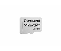Atminties kortelė Transcend 300S Micro SDXC 512 GB Class 10 UHS-I/U3 A1 V30 (TS512GUSD300S-A)