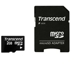 Atminties kortelė Transcend TS2GUSD MicroSD 2 GB Class 10 (TS2GUSD)