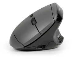 Bakker Elkhuizen BakkerElkhuizen MidWay bezvadu pele birojam ar RF, Bluetooth un USB Type-C, optiskā 2400 DPI, labās puses
