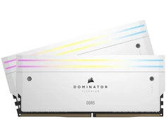 RAM DDR5 64GB PC 6400 CL32 CORSAIR KIT (2x32GB) DOMIN. T RGB Baltas mažmeninė pakuotė
