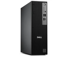 Dell Pro Slim Plus QBS1250 - plonas stacionarus kompiuteris - Core Ultra 5 235 / 3.4 GHz - RAM 16 GB - SSD 512 GB - NVMe, TLC - Intel grafika - 1GbE, Wi-Fi 6E, Bluetooth - WLAN: 802.11a/b/g/n/ac/ax (Wi-Fi 6E), Bluetooth - Windows 11 Pro - Monitorius: