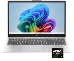 HP OmniBook 3 AI 15.6" FHD nešiojamas kompiuteris/R-AI5-340/16GB/512B SSD/Radeon840M/US-ENG/Windows 11 Home/2 metai/Glacier Sidabrinis