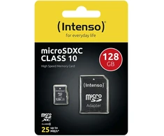 Intenso SD MicroSD atminties kortelė 128GB SDXC Class10