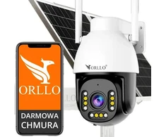 IP kamera Orllo Z9 ULTRA su saulės paneliu SM6030 PRO